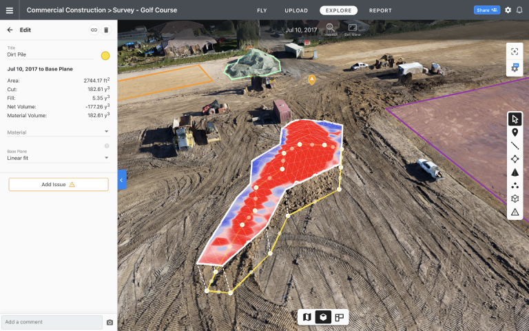 3D-Copter-Drohnenservice-Drohnendienstleistungen-Vermessung-Haufwerk-Schüttgut-3D-Deponie-Norddeutschland